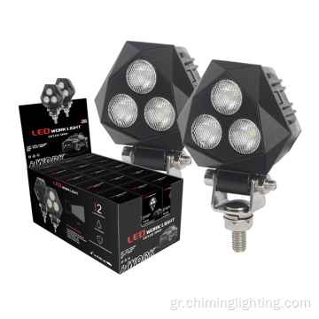 Universal 9W Mini LED Εργασία Φινίρισμα Τελειών Του Τγγήστε Lumina Light Flood Beam Head Light